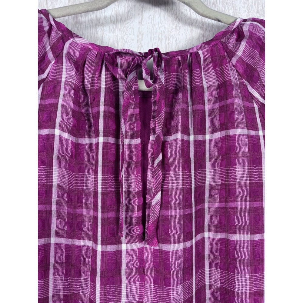 Madewell Pink Mini Dress Womens Small Boho Cottagecore Minimalist Babydoll - Picture 6 of 8